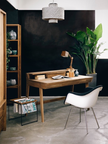 furnishing: The Hemingway desk is perfect if you work from home