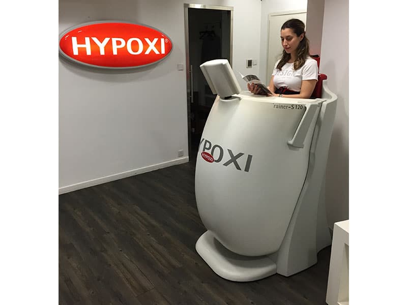 image of Hypoxi studio for wedding weight loss story