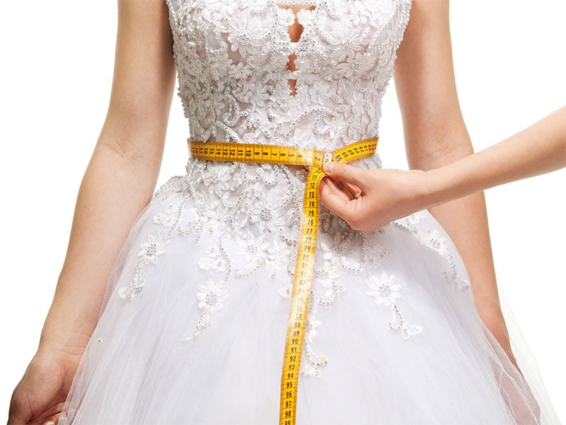 image of bride for wedding weight loss story