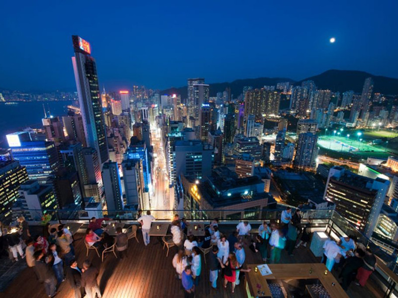 Wan Chai in Hong Kong - Wooloomooloo rooftop