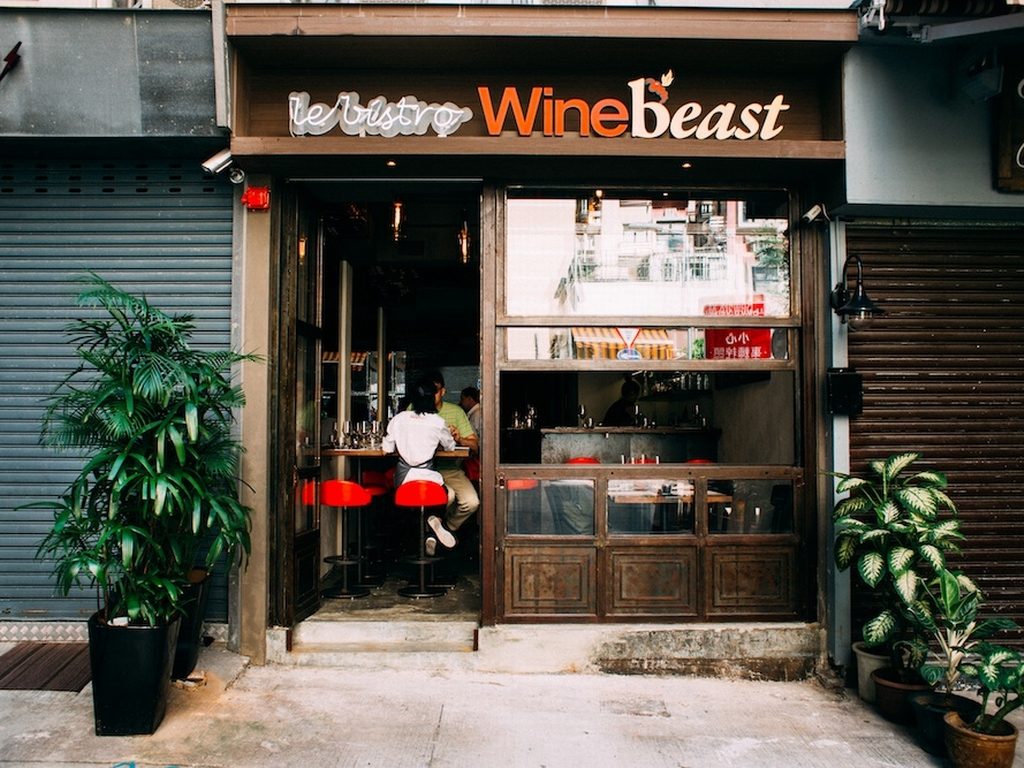 French restaurants in Wan Chai Le Bistro Winebeast Hong Kong