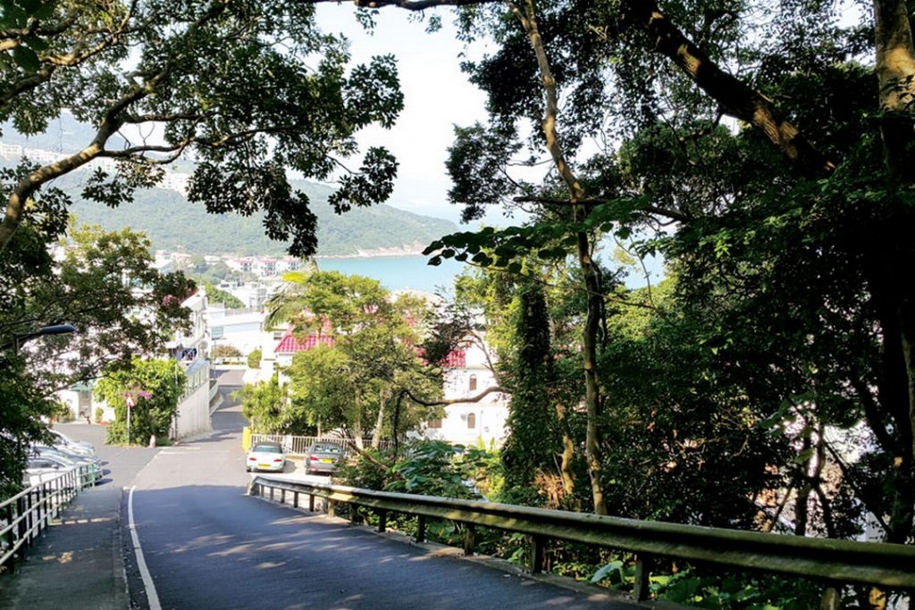 Leafy streets of Clearwater Bay