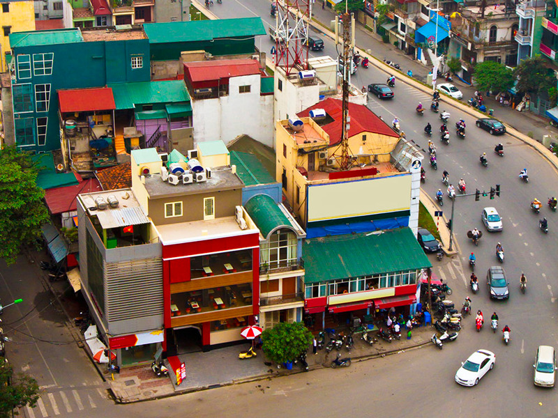 things to do in Hanoi in Vietnam - colourful streets 