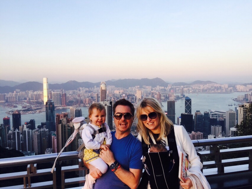 The Briggs family in Hong Kong