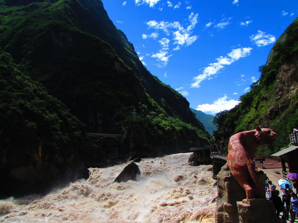 The famous Tiger Leaping Gorge