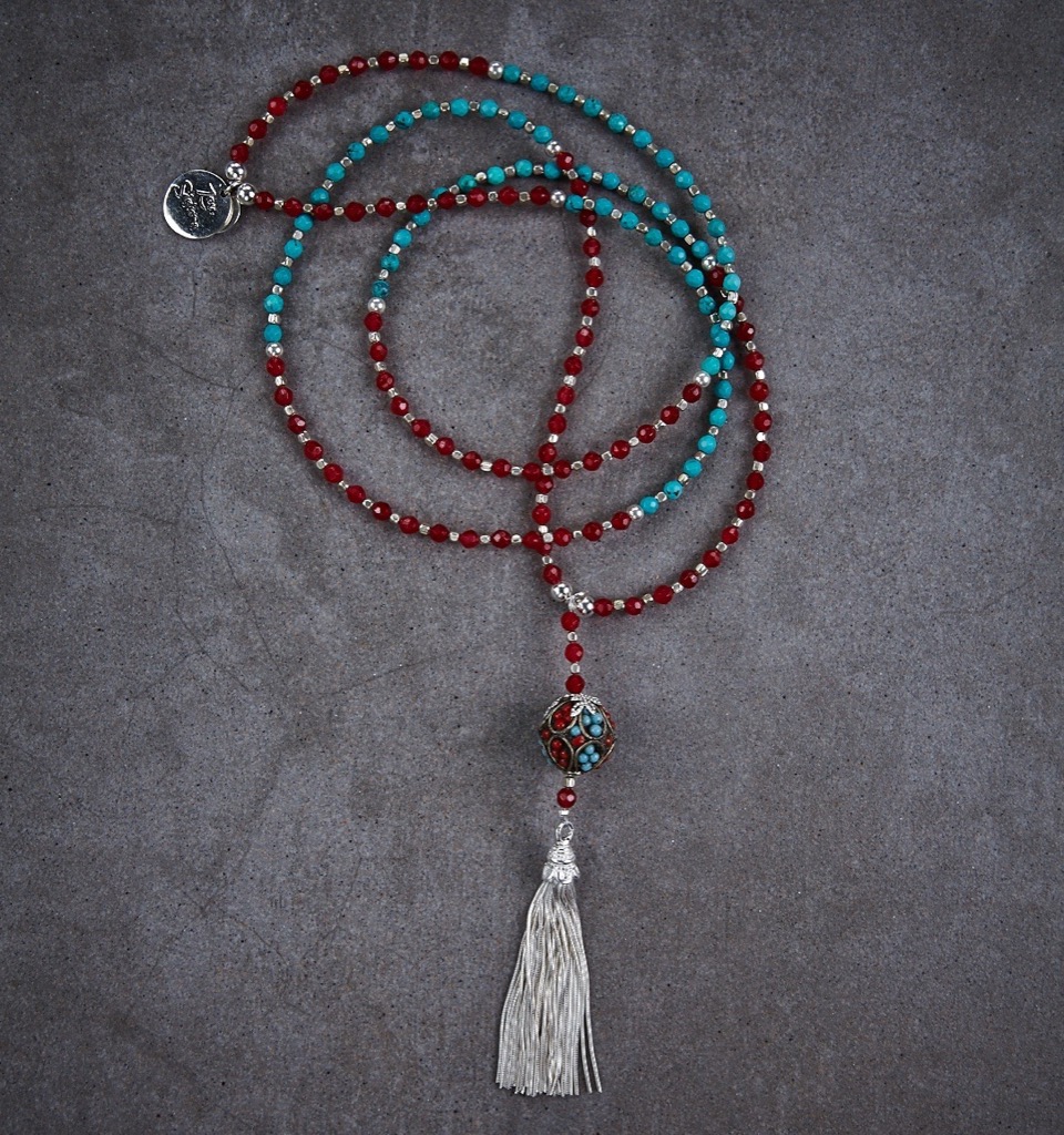 Zen Sisters jewellery Indian Desire Tassel necklace