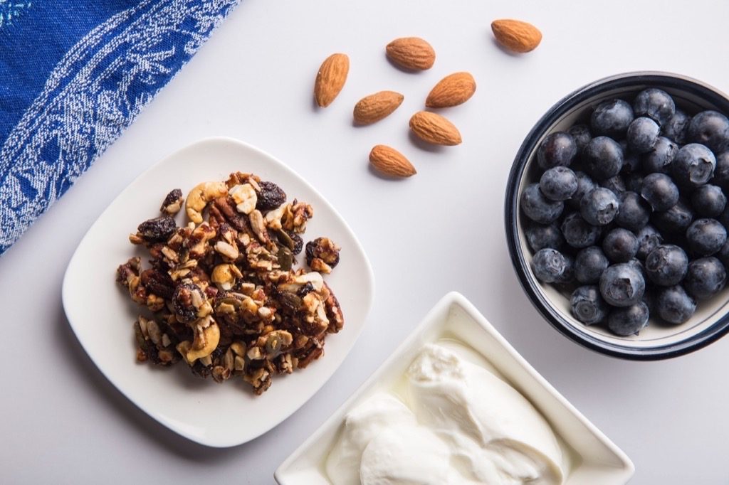 Eatology's low-carb snacks feature Greek yoghurt and blueberries