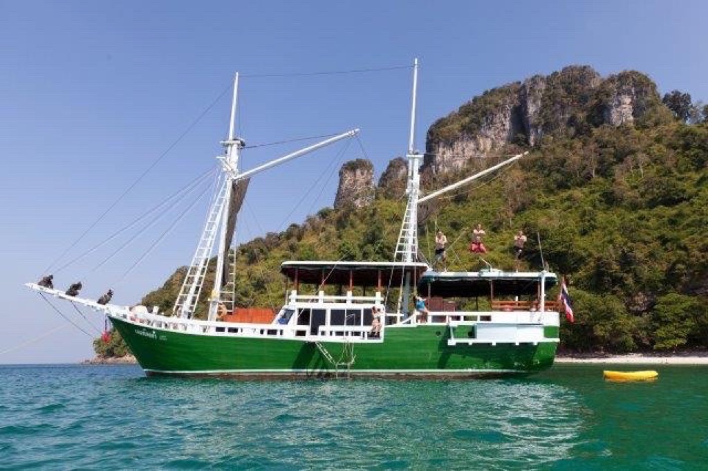 The Merderka 3 is a custom-made wooden Indonesian boat perfect for weekends off Phuket