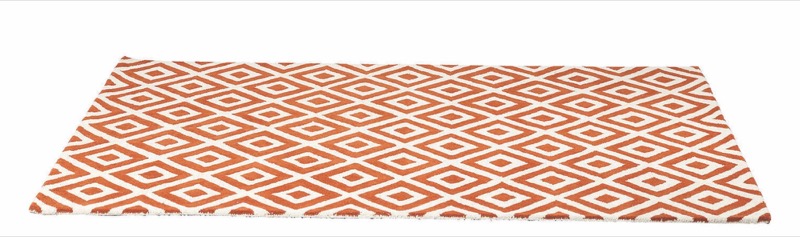 Add a pop of orange with this Tequila Kola carpet
