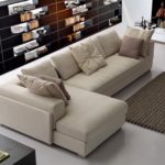 DSL Furniture: The Lamberi S-050 sectional sofa with a chaise comes in a fabric finish