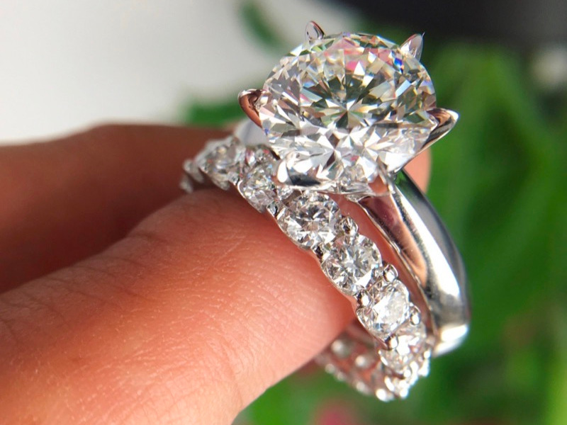 Customised diamond jewellery - rings