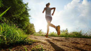 Race - woman running