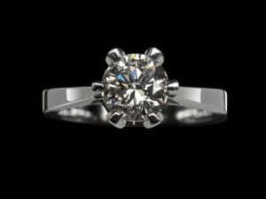 Diamond wedding ring from Zaha et Cetera