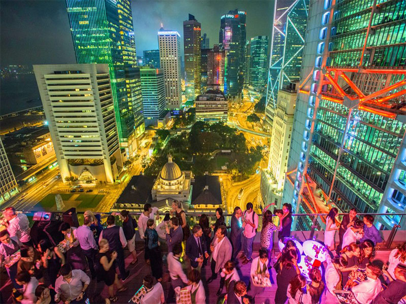 Best rooftop bars in Hong Kong -Sevva