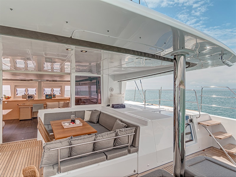 Simpson Yacht Charter boat deck