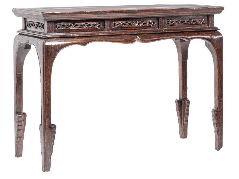 Image of antique incense table from Altfield furniture store in Hong Kong