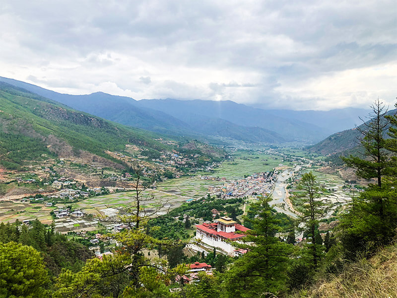 Bhutan lightfoot hiking paro valley