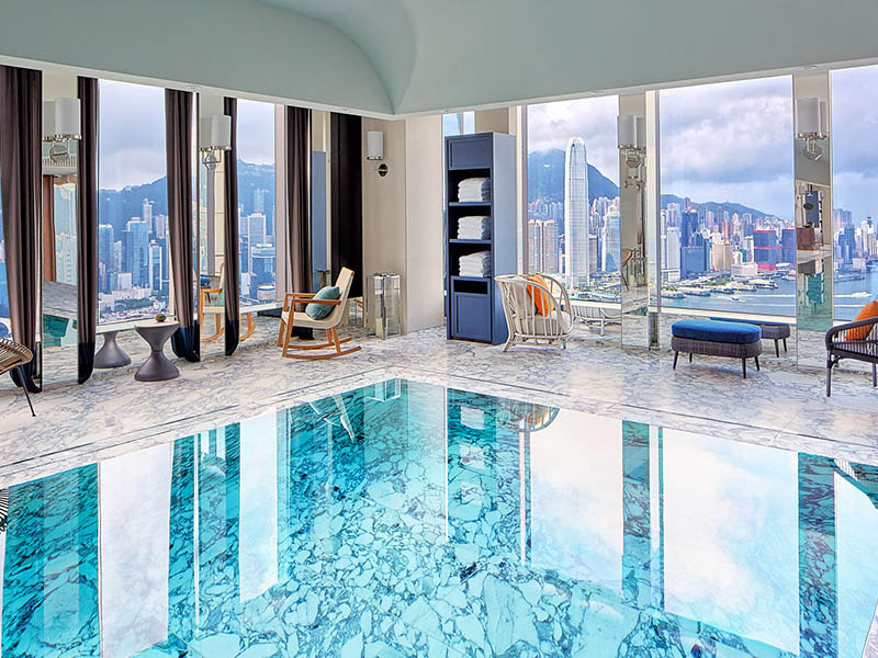 Rosewood Hotel and Serviced Apartments in Hong Kong - swimming pool