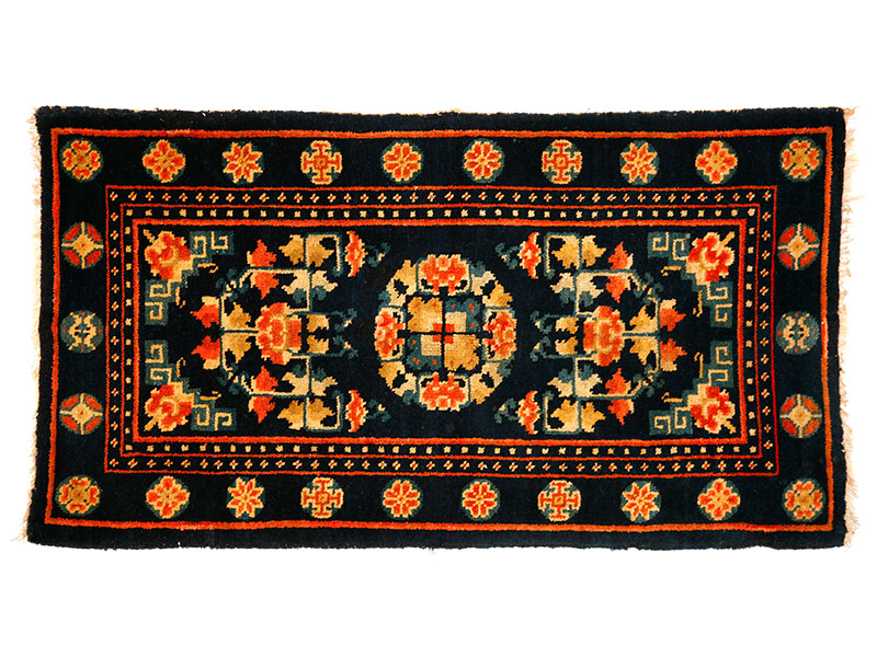 Antique Chinese and Tibetan rugs, $17,000, Altfield Interiors