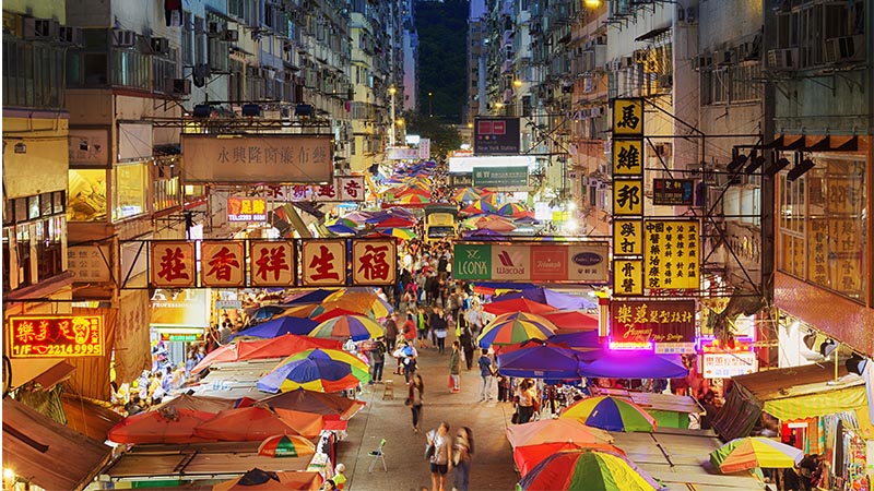 HK attractions - street markets