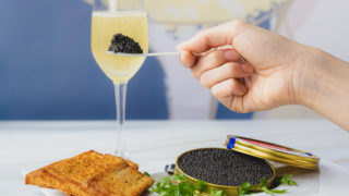 new restaurants and menus in Hong Kong - Caviar special at Huso
