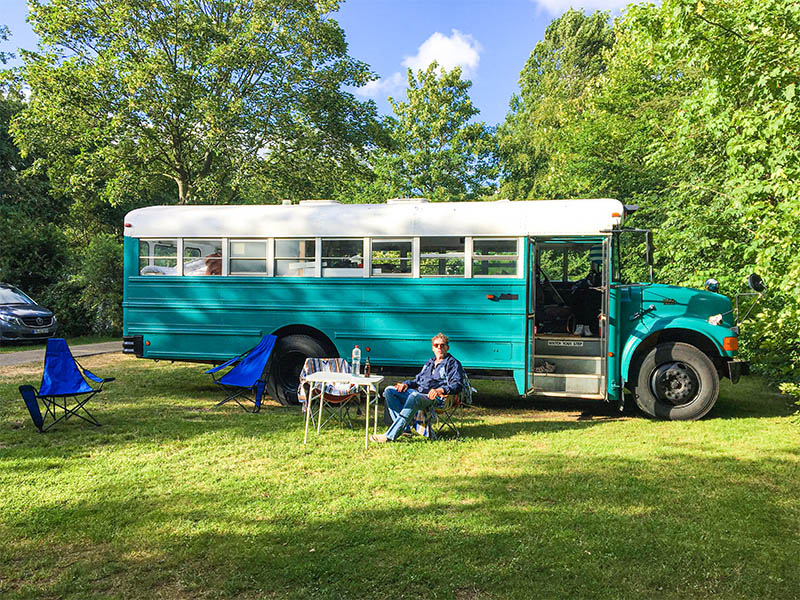 Kraaijeveld family road trip - at campsite