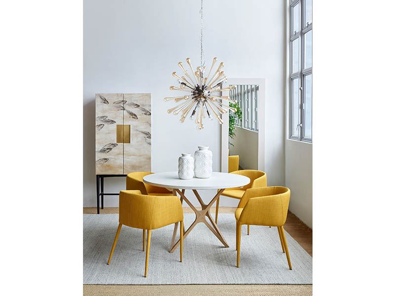 Indigo living - Yellow dining room
