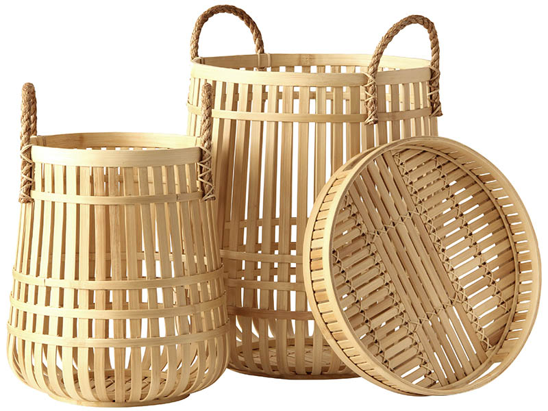 Tree bamboo basket