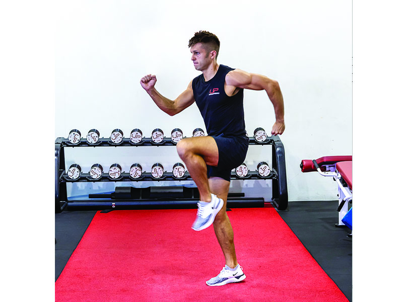 Full body workout from Ultimate Performance -Knee-Sprint