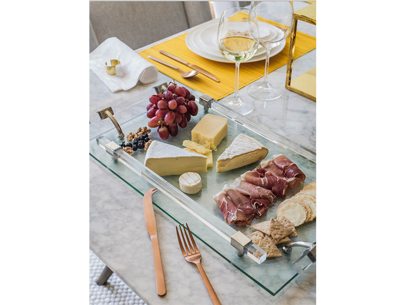 Entertaining at home - cheese platter