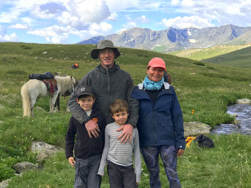 Felgate family adventure holiday in Mongolia