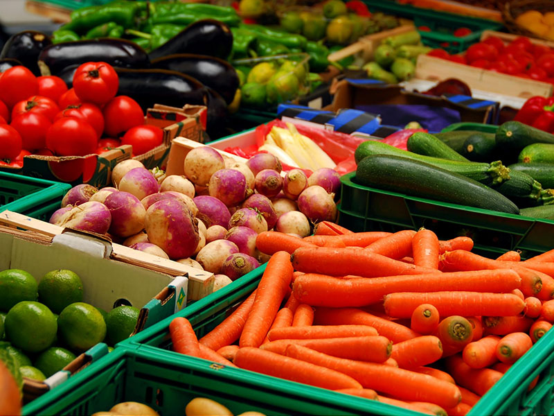 Fresh veggies - for web article on menopause and diet