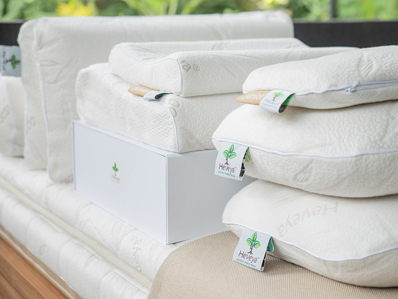 Heveya pillows by Okooko by European Bedding - organic bedding