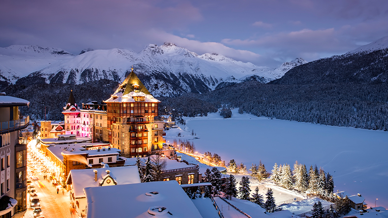 Skiing in Europe - Badrutt's Palace Hotel in Switzerland