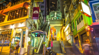 Soho district Hong Kong, bars and restaurants
