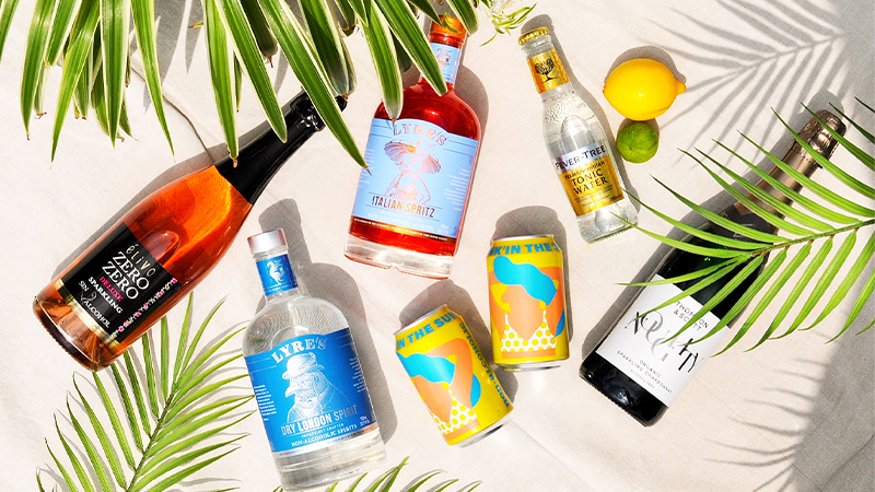 Spifree range of low or no-alcohol drinks