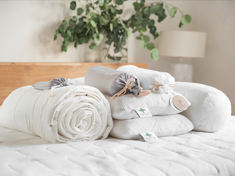 Organic bedding by Heveya