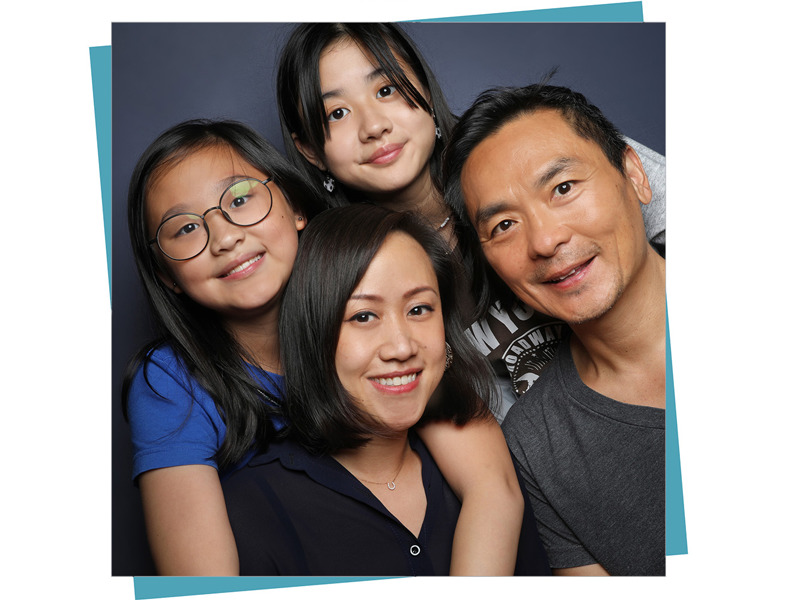 Hong Kong Charity Bazaar founder Linnet Ma and family