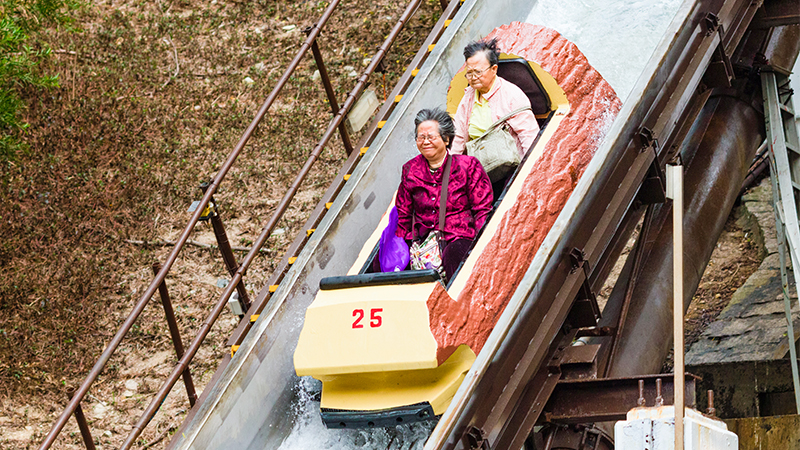 Hong Kong trivia - Lai Chi Kok Amusement Park log ride