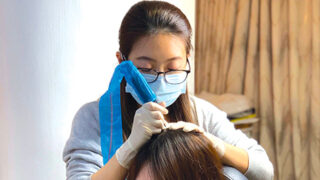 Scalp Micropigmentation hair loss treatment at Hong Kong beauty salon OJO de Bella