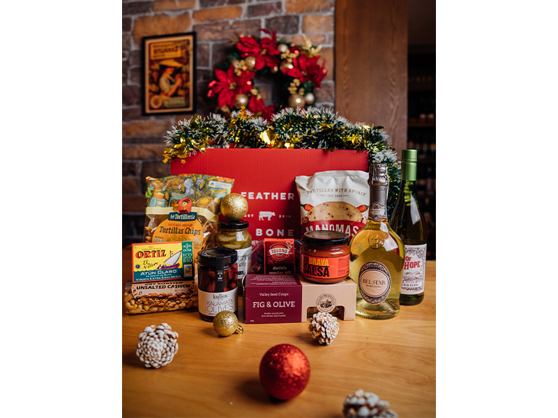 Christmas gifts for men - The Merry Little Christmas Hamper, $888, Feather & Bone
