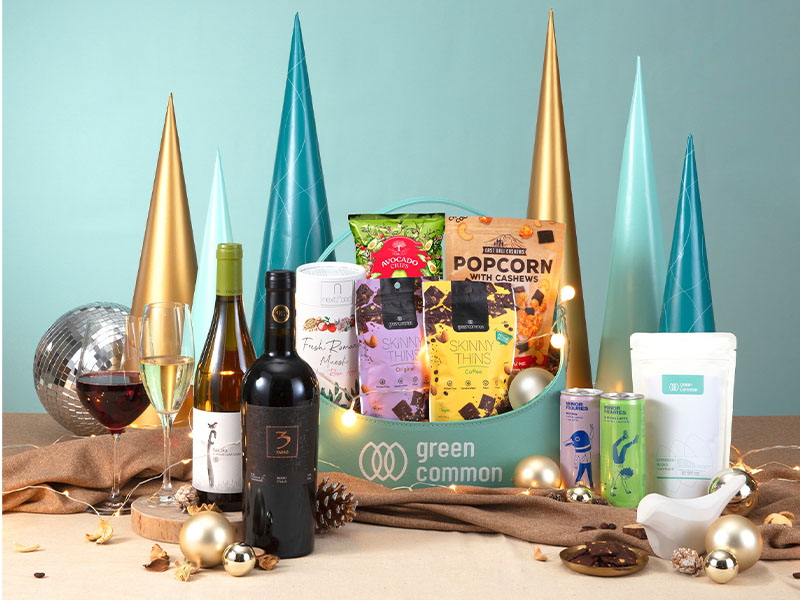 Christmas gifts for the home -Fruitfulness Charity Christmas Hamper, $688 (5 percent of proceeds go to Feeding HK and Impact HK charities), Green Common