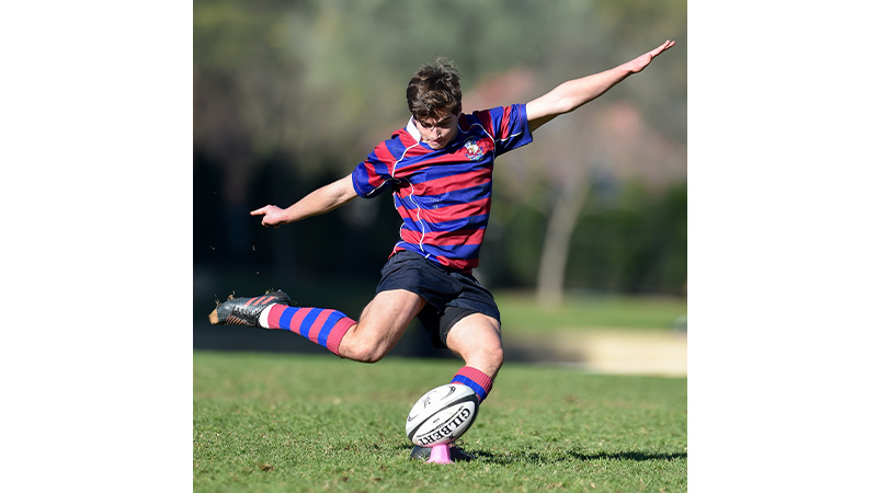 Playing rugby at Joeys Boarding School for boys in Sydney, Australia