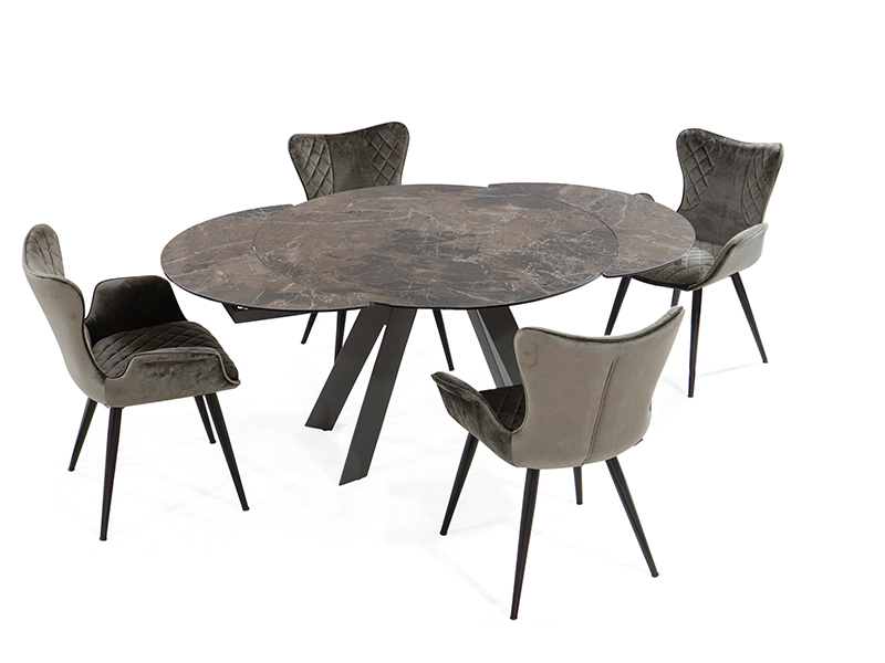 Dining room furniture - Ceramic extendable table in bronzite finish, $19,980, Tequila Kola