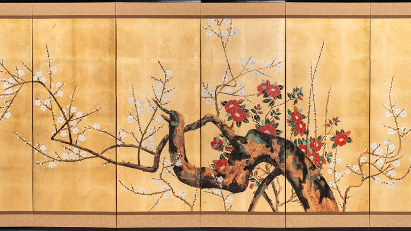 Byobu Japanese screens from Altfield Gallery