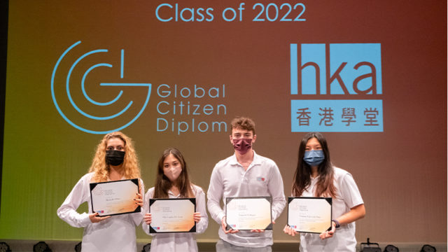Students of the Global Citizen Diploma Programme at Hong Kong Academy