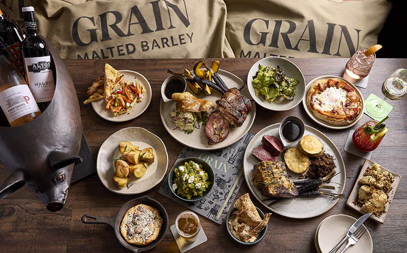 Father's Day dining and gift ideas - GRAIN Bottomless Brunch with Roast