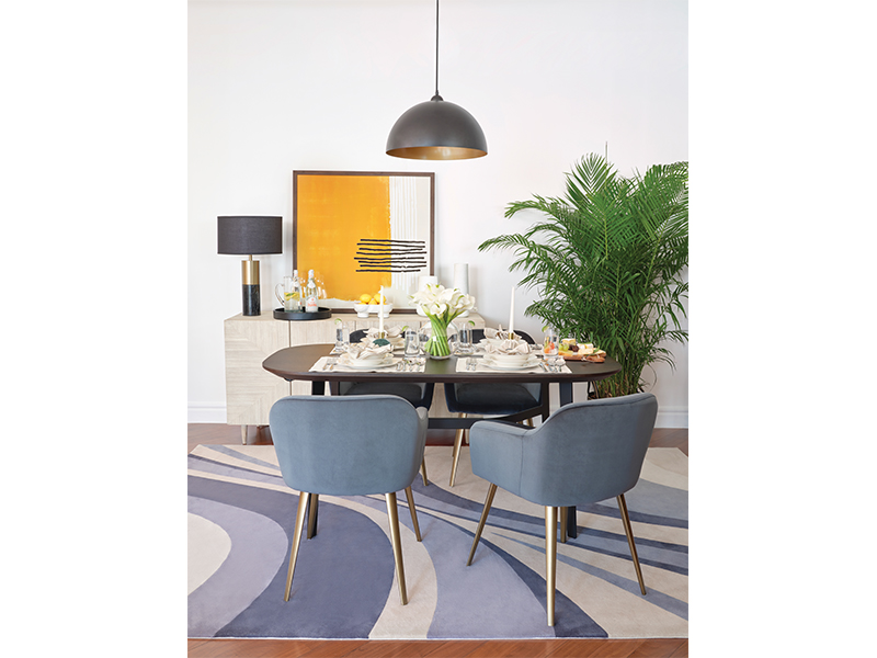 home furniture rental at Indigo Living - table