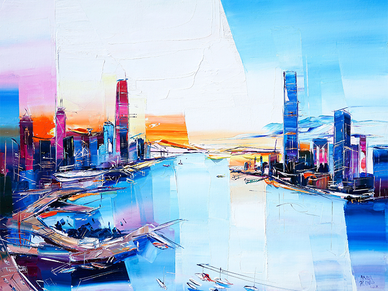 Hong Kong artwork by Anna Salenko