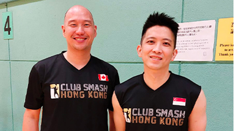Sports Clubs in Hong - founders of Club Smash HK badminton club
